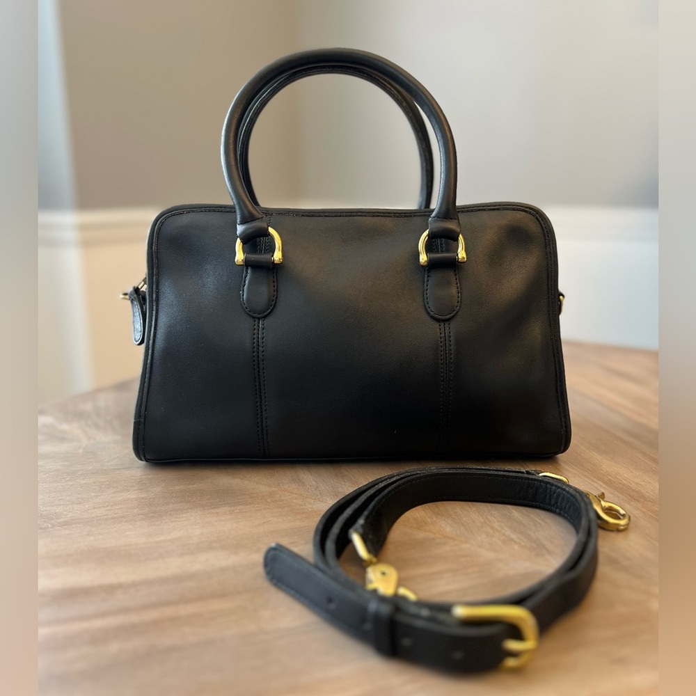Vintage Coach Beaumont Satchel 9871 Black